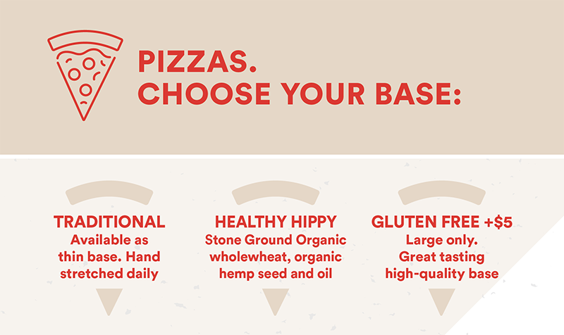 mg choose your pizza base